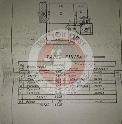 Drumul Gazarului | Ap 2 camere | decomandat | 47mp | B11175